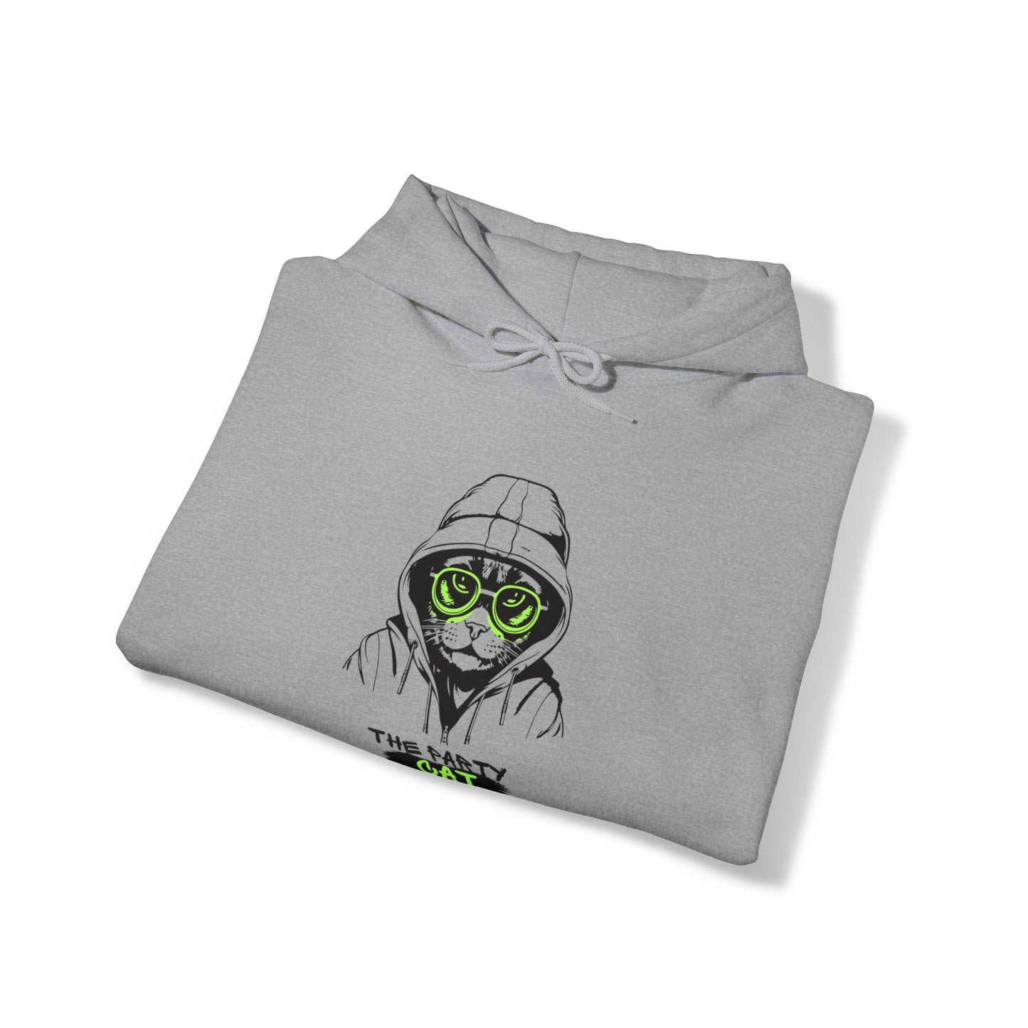 The Party Cat is Within - Unisex Heavy Blend™ Hooded Sweatshirt