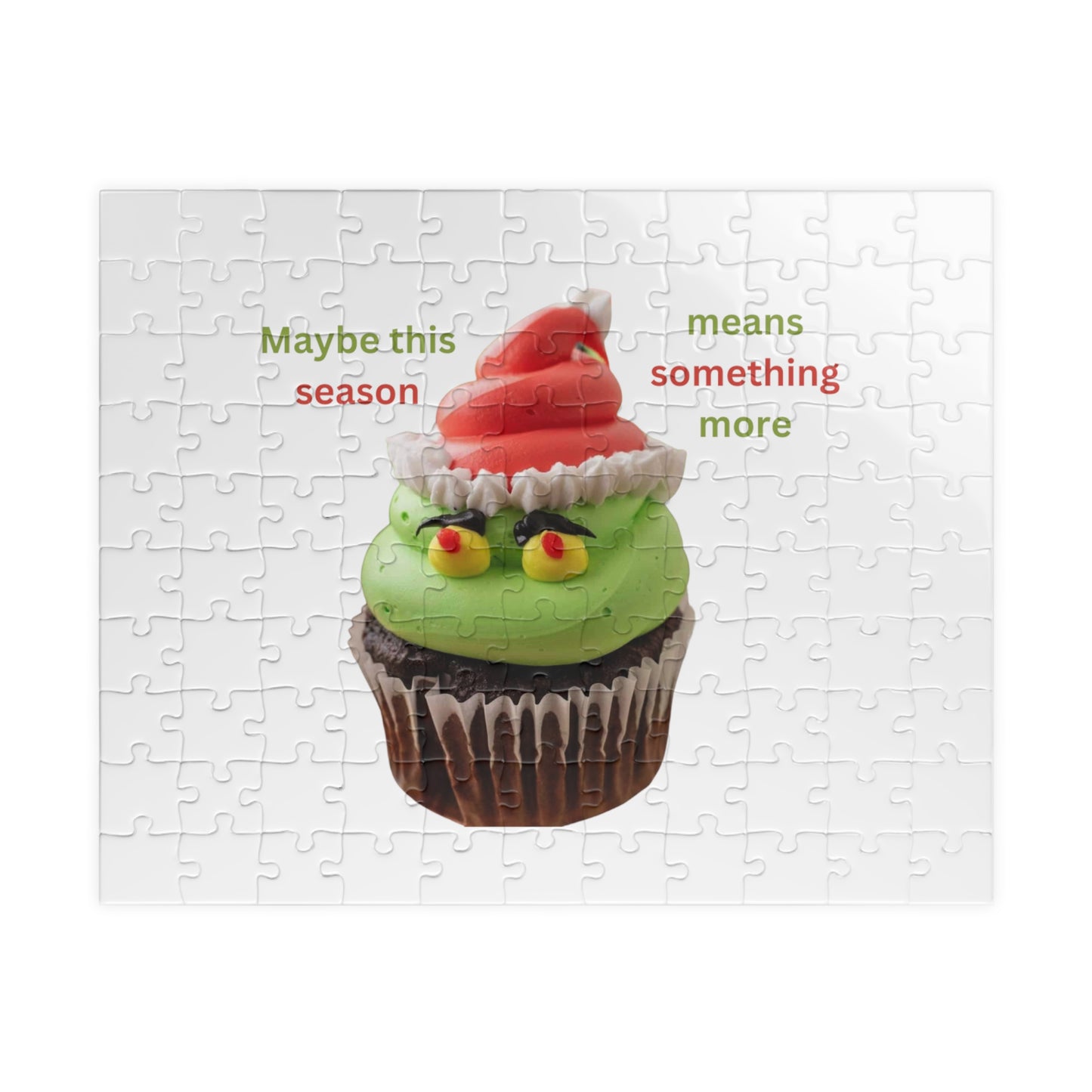 Green Cupcake cheer Puzzle (110, 252, 500, 1014-piece)