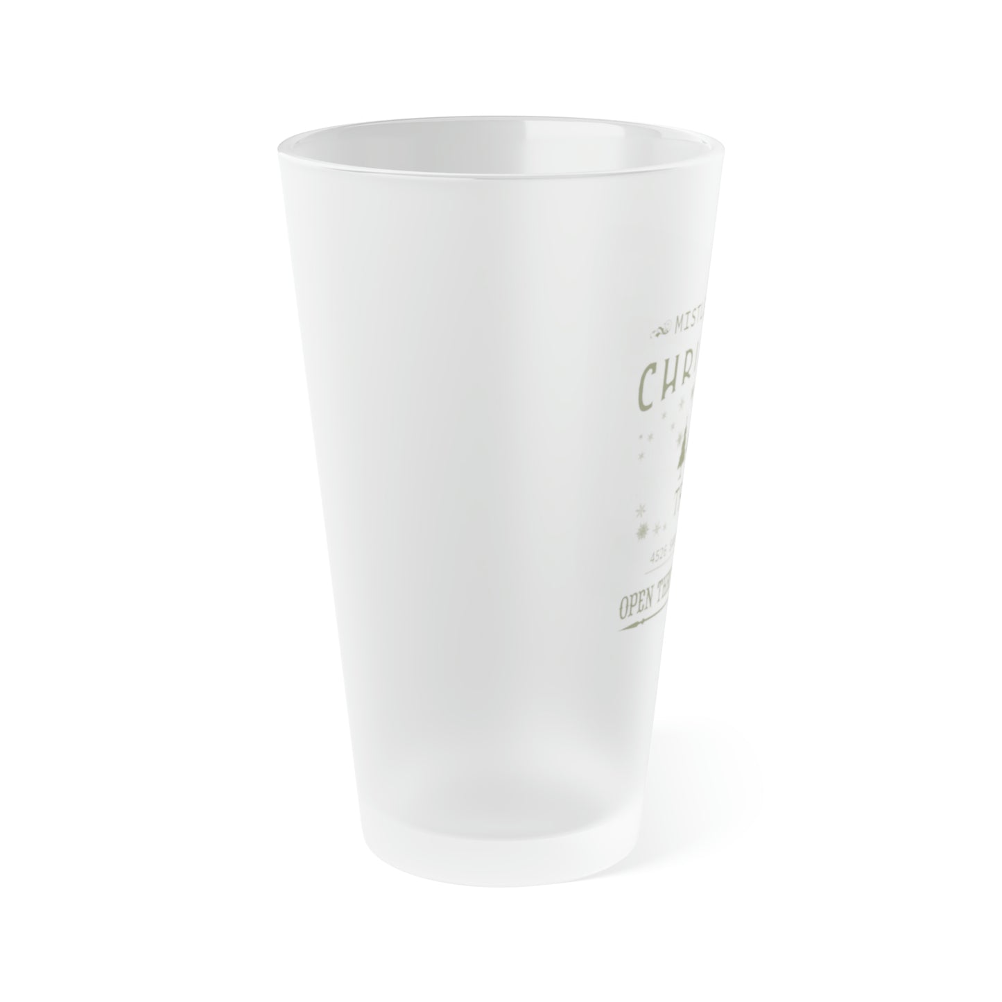 Christmas Trees | Frosted Pint Glass, 16oz