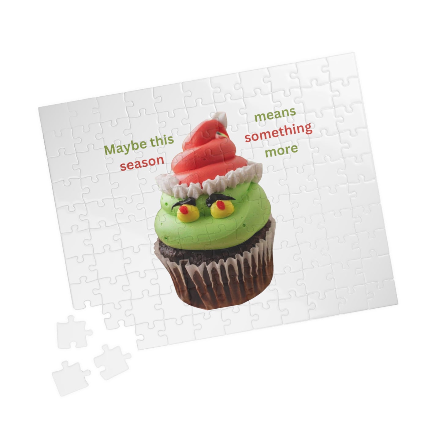 Green Cupcake cheer Puzzle (110, 252, 500, 1014-piece)