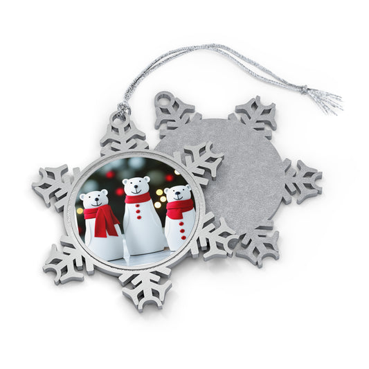 Pewter Snowflake Ornament