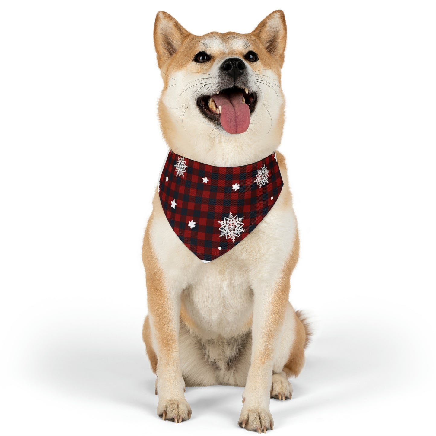 Holday Red and Black | Pet Bandana Collar