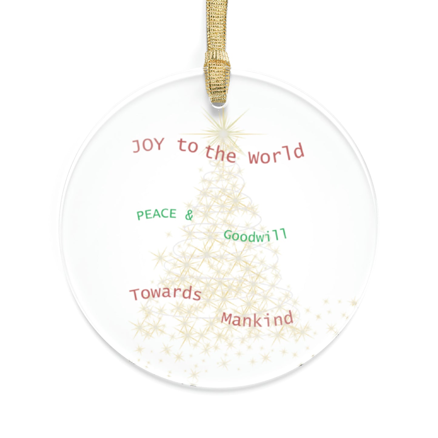 Joy to The World | Acrylic Ornament