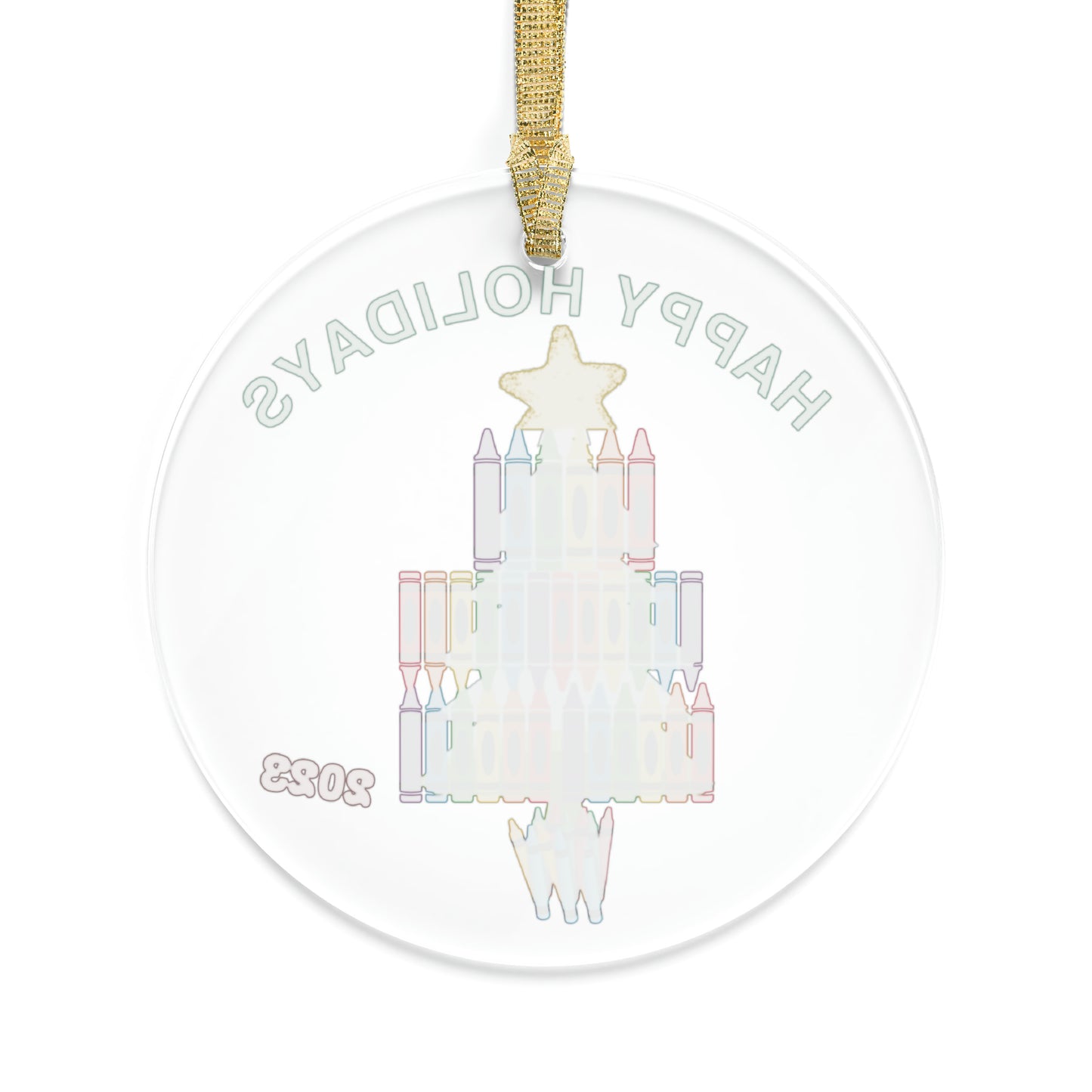 Crayon Tree | Acrylic Ornaments