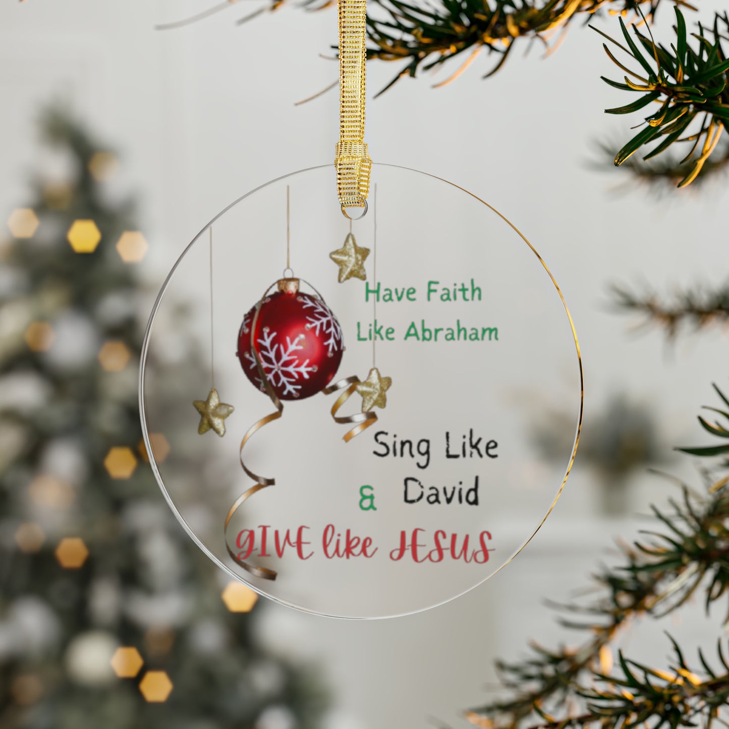 Reason for the Season - Acrylic Ornaments Collection