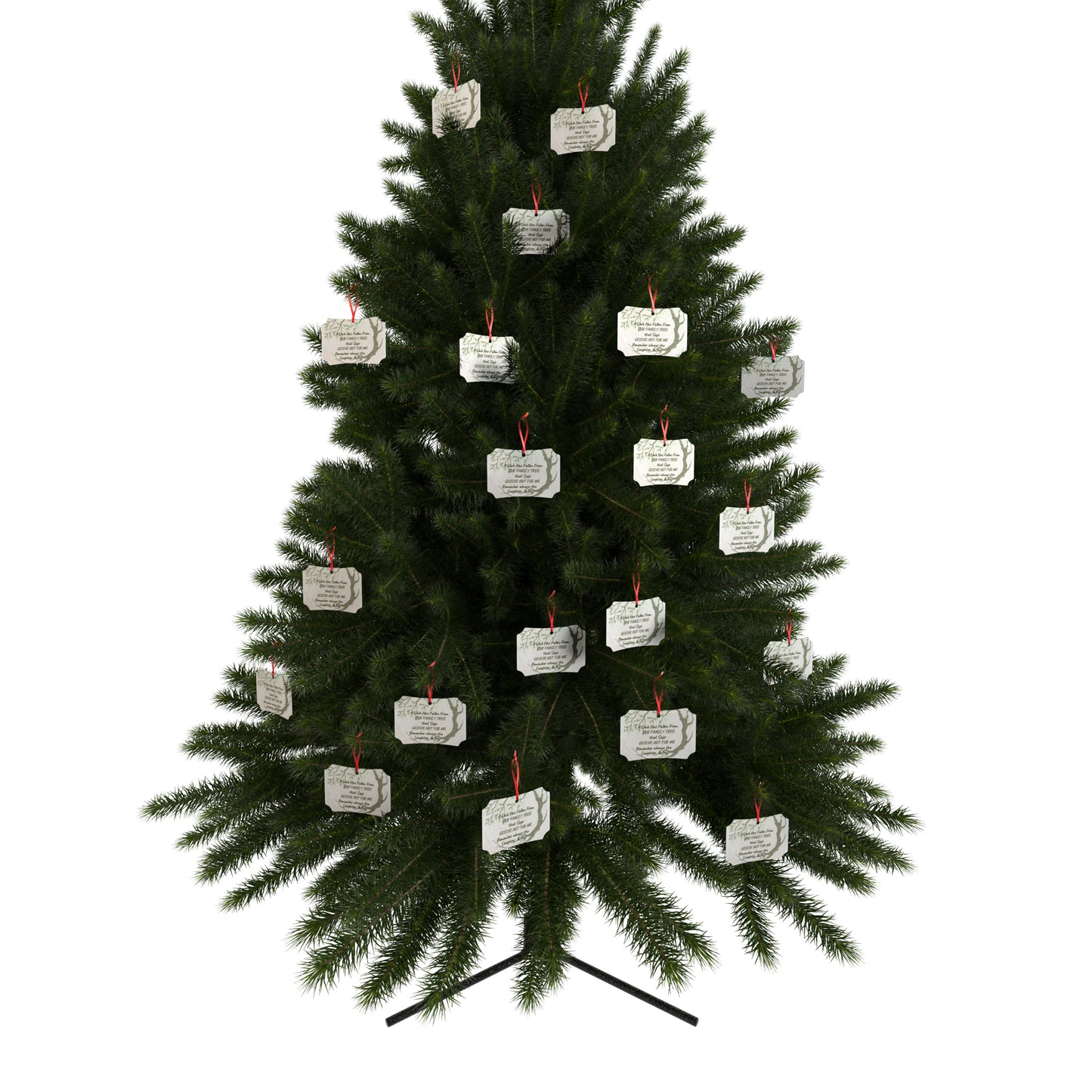 Elegant Memorial Ornaments! A Gentle Tribute Captured in Scalloped Elegance.