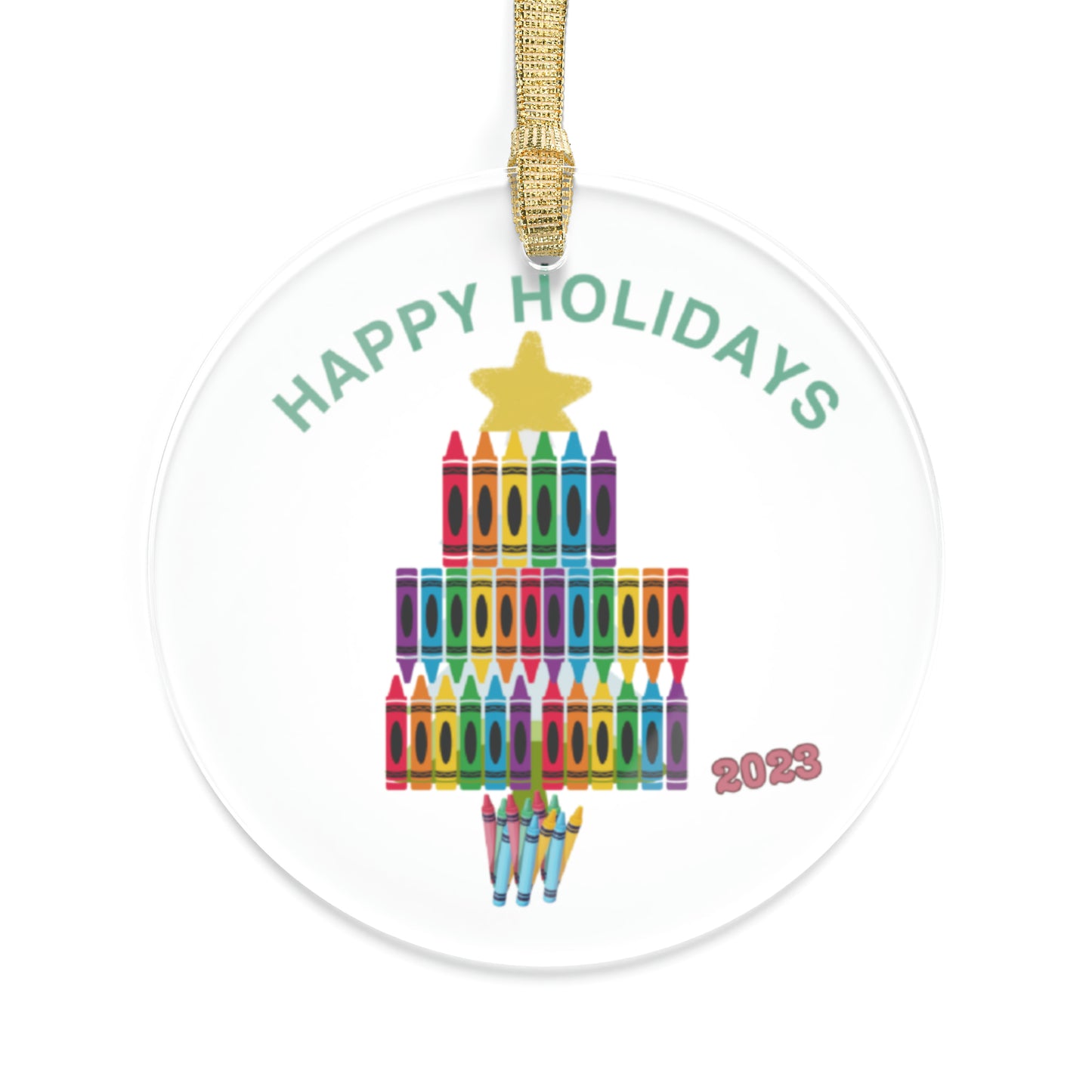 Crayon Tree | Acrylic Ornaments