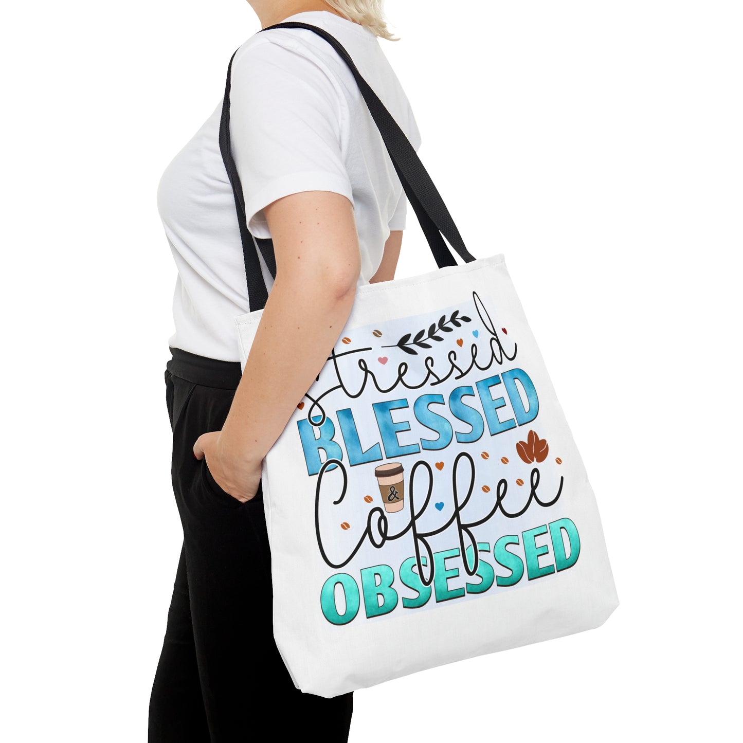 Stressed Blessed Coffee Obsessed - Tote Bag