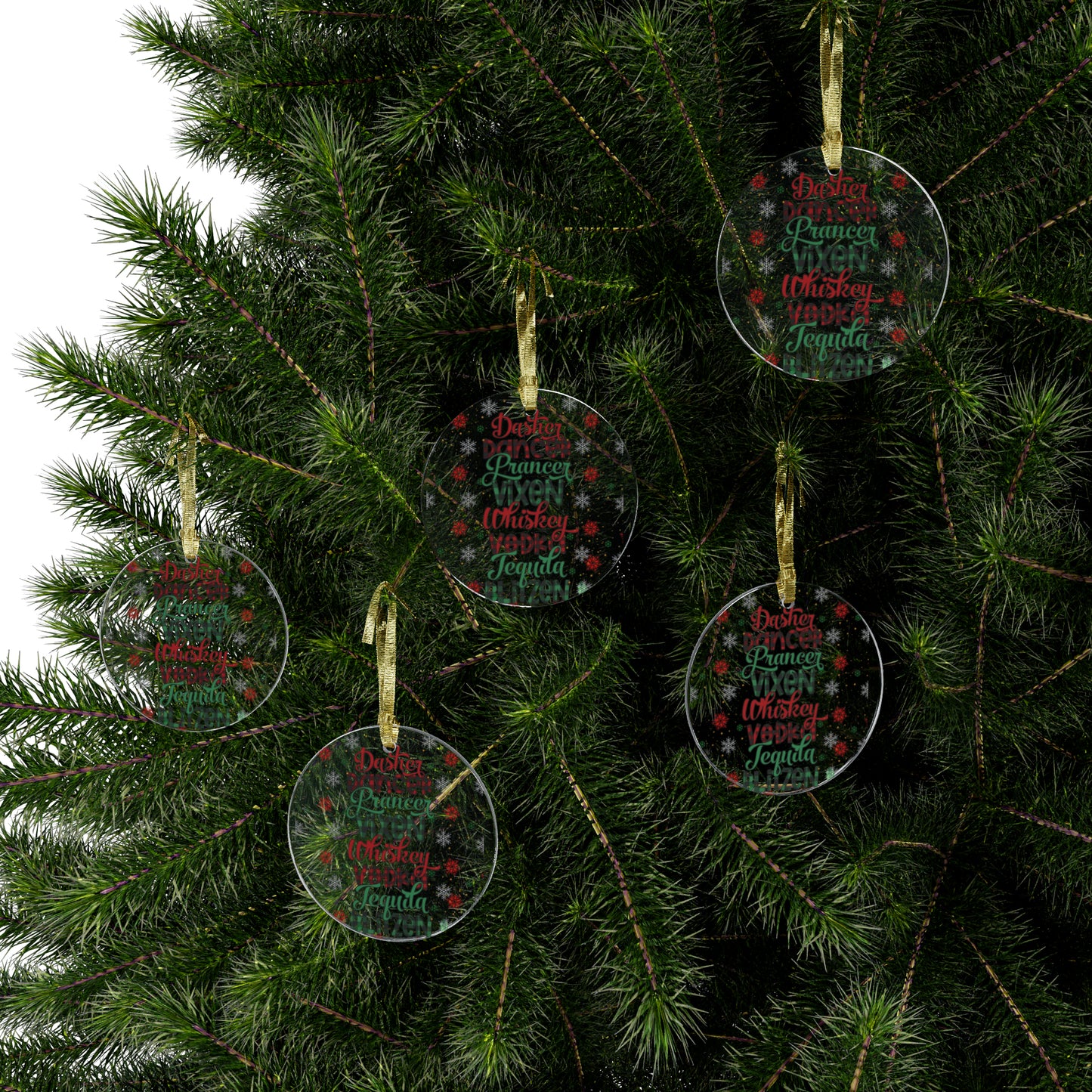 Reindeer Games Acrylic Ornaments