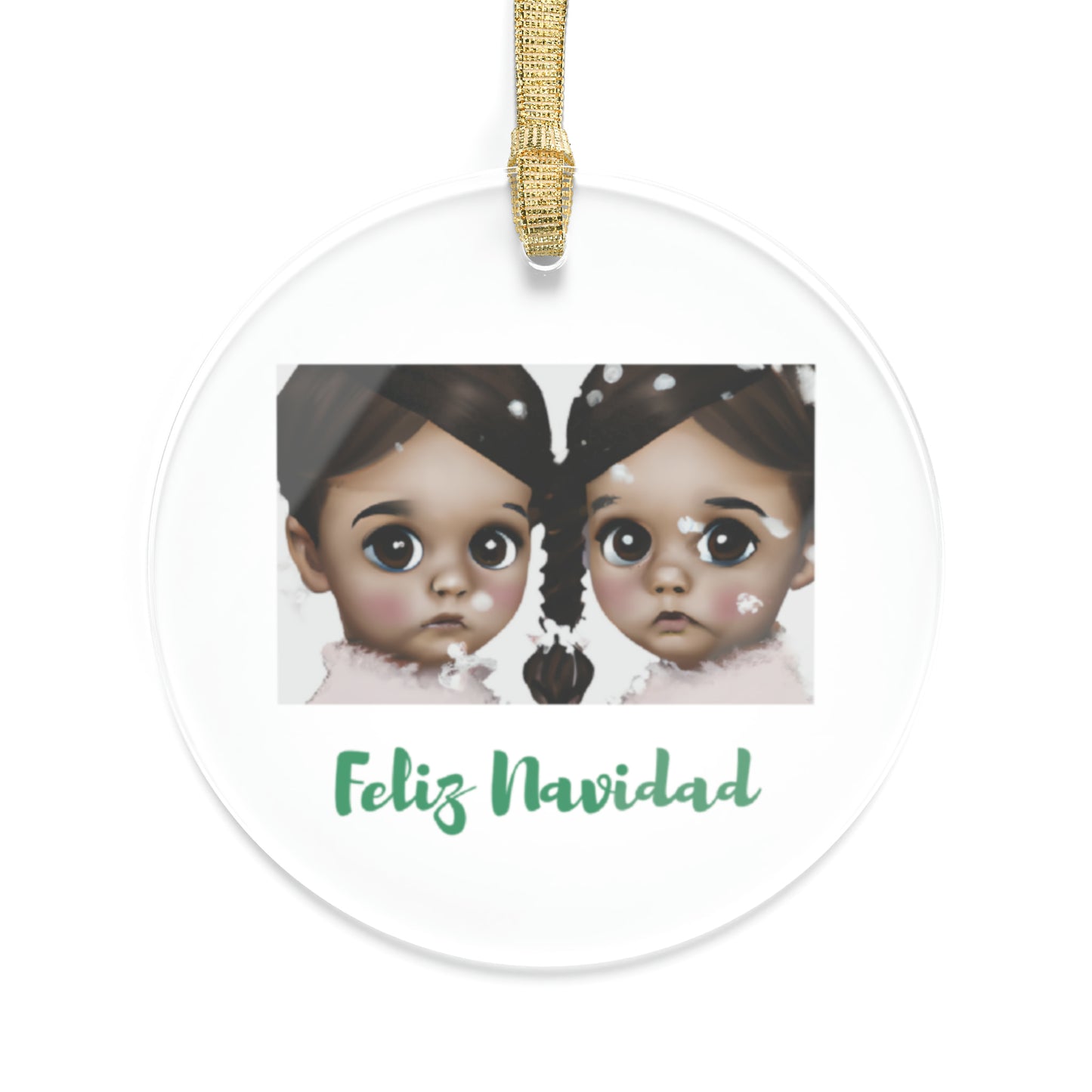 LOVELY!  Feliz Navidad Acrylic Ornaments