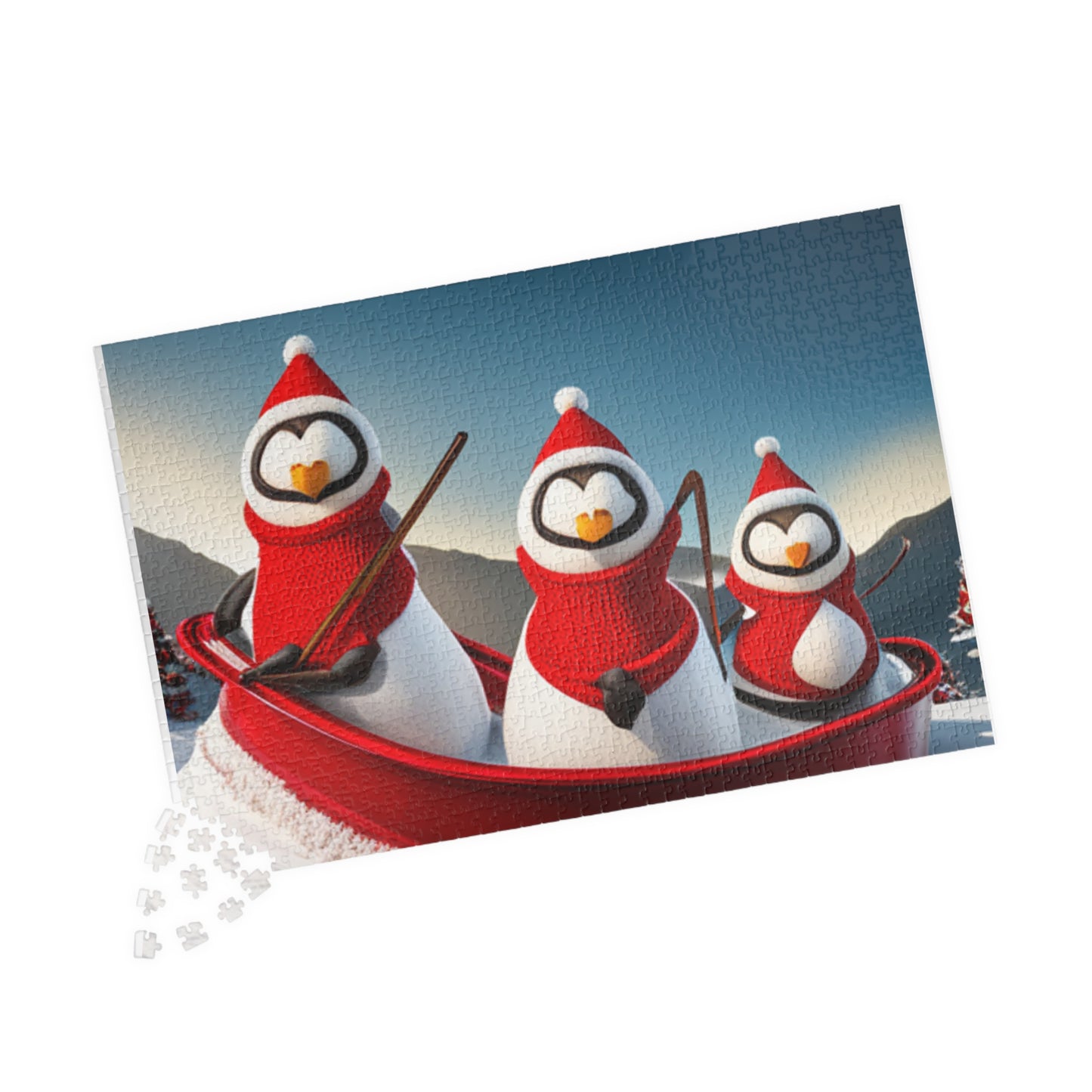 Festive Penquins | Puzzle (110, 252, 500, 1014-piece)