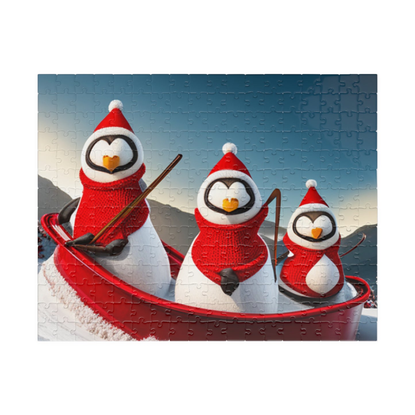 Festive Penquins | Puzzle (110, 252, 500, 1014-piece)