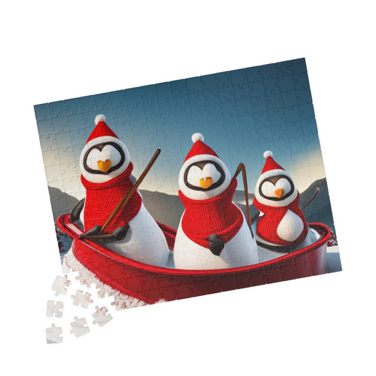 Festive Penquins | Puzzle (110, 252, 500, 1014-piece)