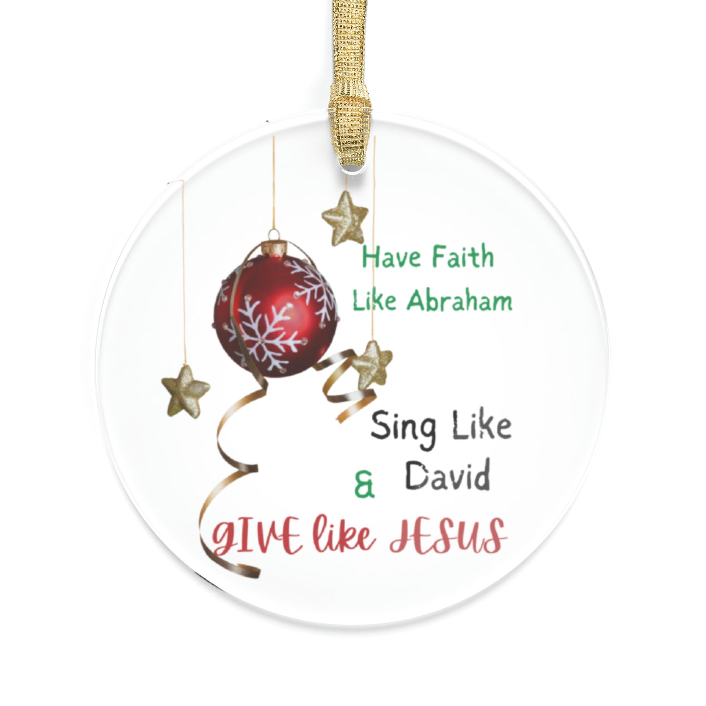 Reason for the Season - Acrylic Ornaments Collection