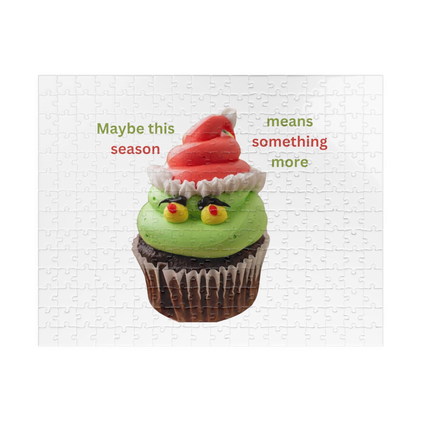 Green Cupcake cheer Puzzle (110, 252, 500, 1014-piece)