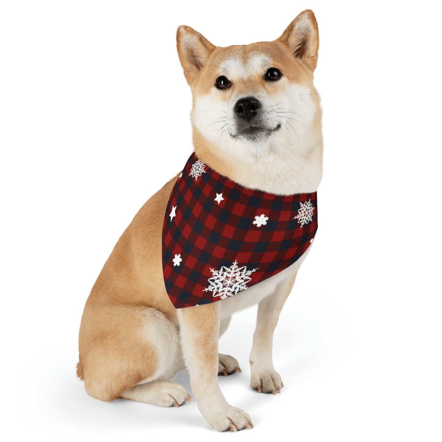 Holday Red and Black | Pet Bandana Collar