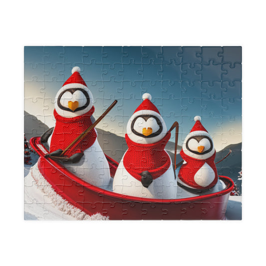 Festive Penquins | Puzzle (110, 252, 500, 1014-piece)