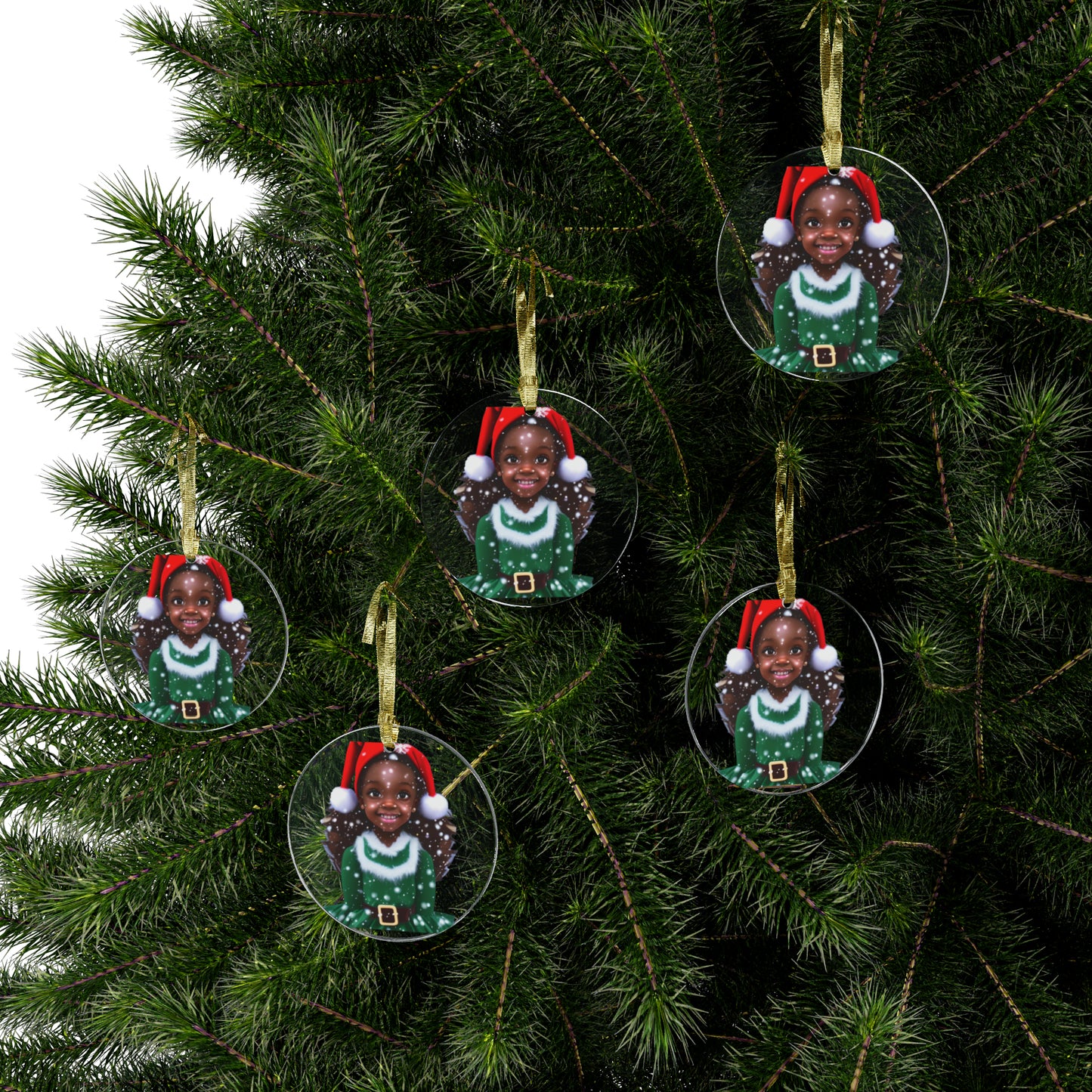 Lil Elf Helper Acrylic Ornaments