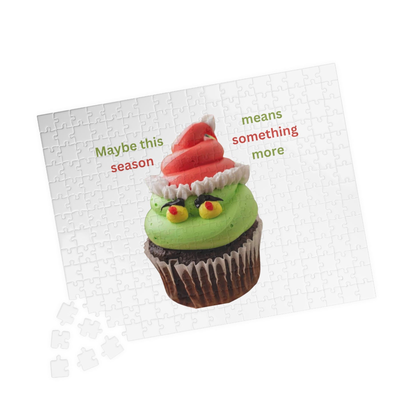 Green Cupcake cheer Puzzle (110, 252, 500, 1014-piece)