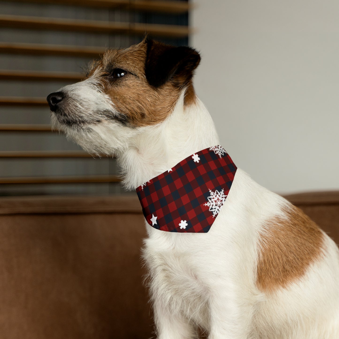 Holday Red and Black | Pet Bandana Collar