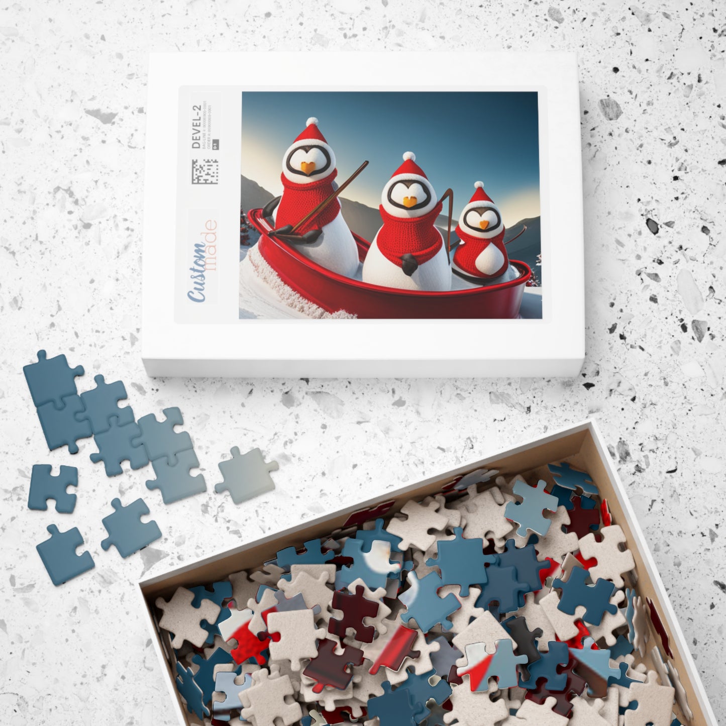 Festive Penquins | Puzzle (110, 252, 500, 1014-piece)