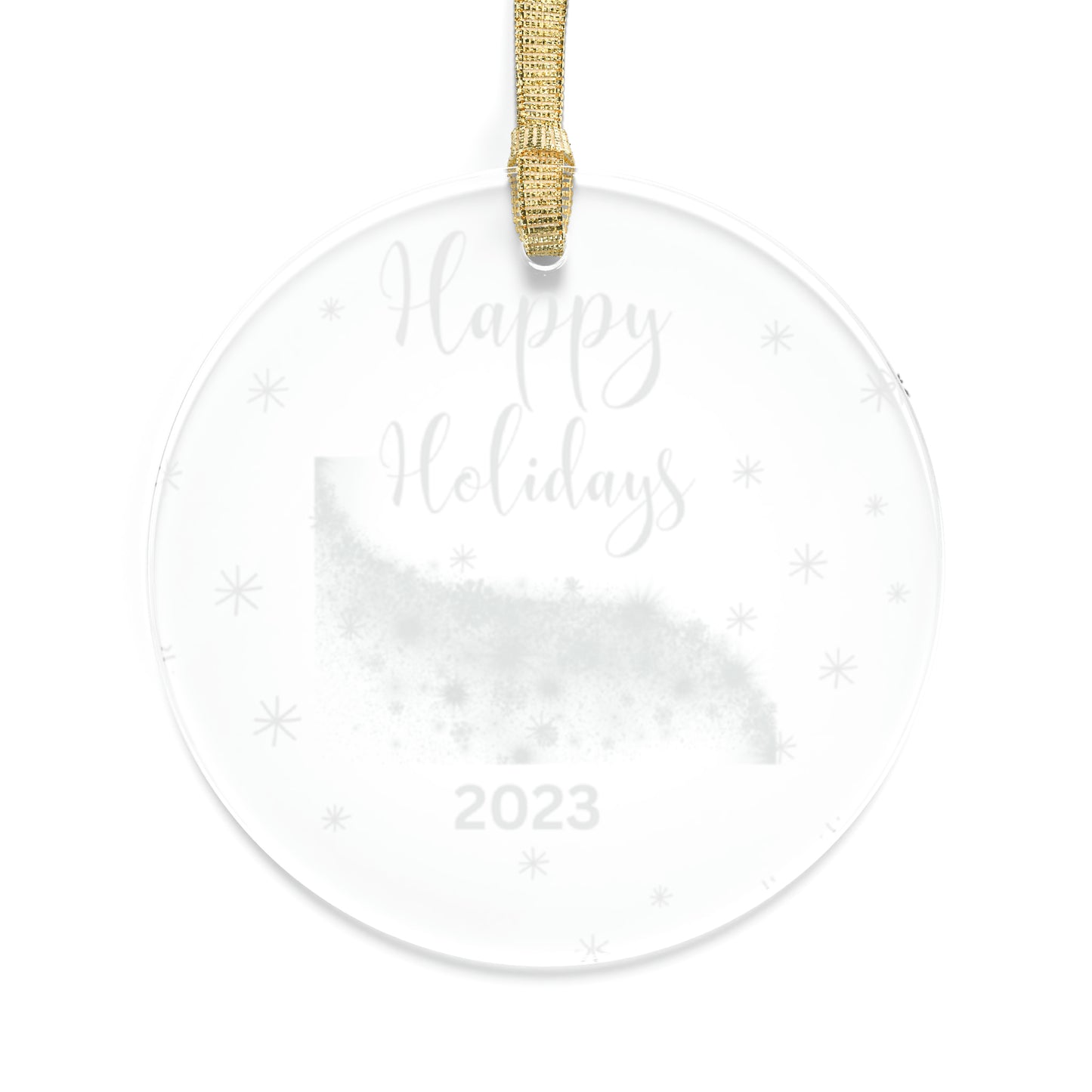 Happy Holidays 2023 Acrylic Ornaments