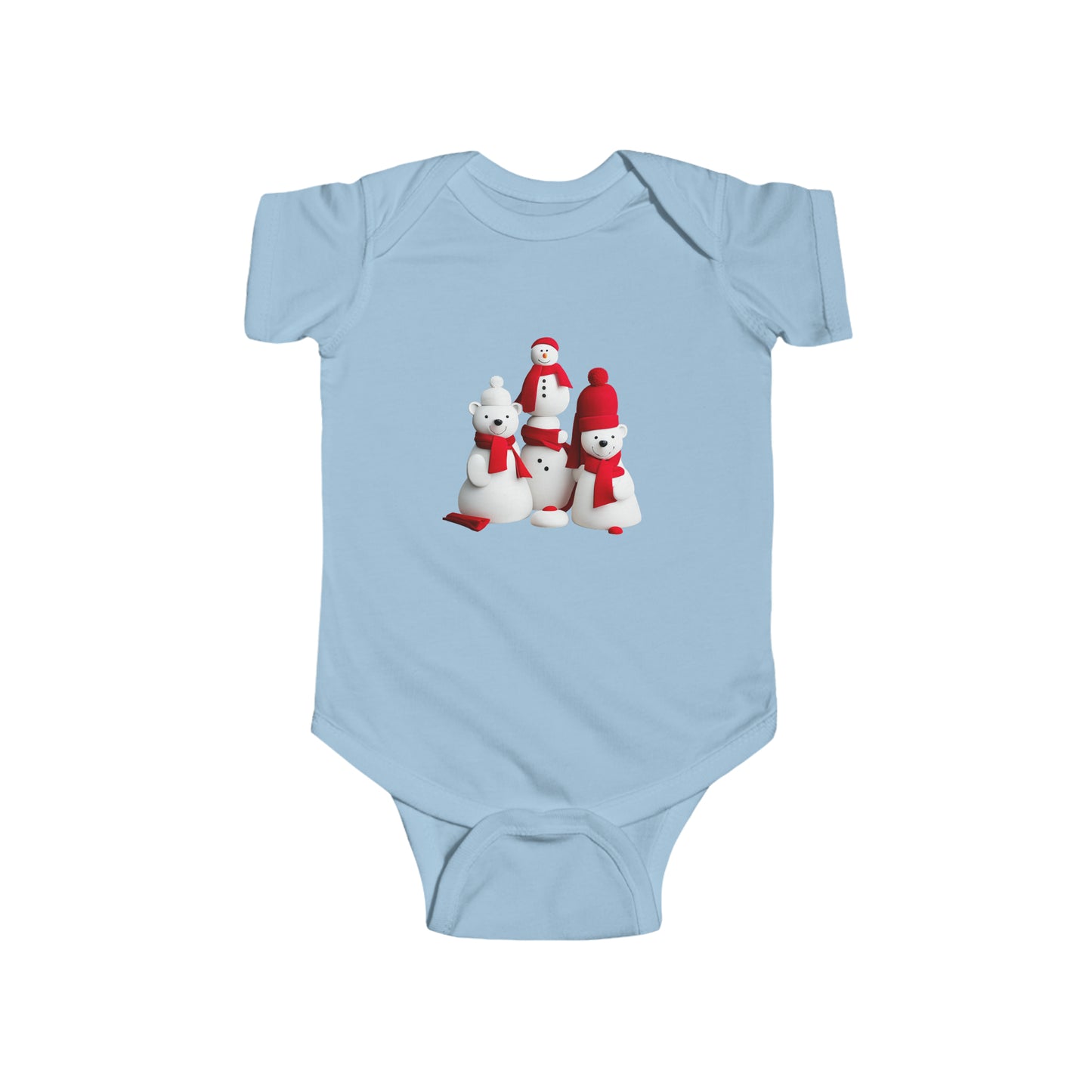 Polar bear festivities one piece | Infant Fine Jersey Bodysuit