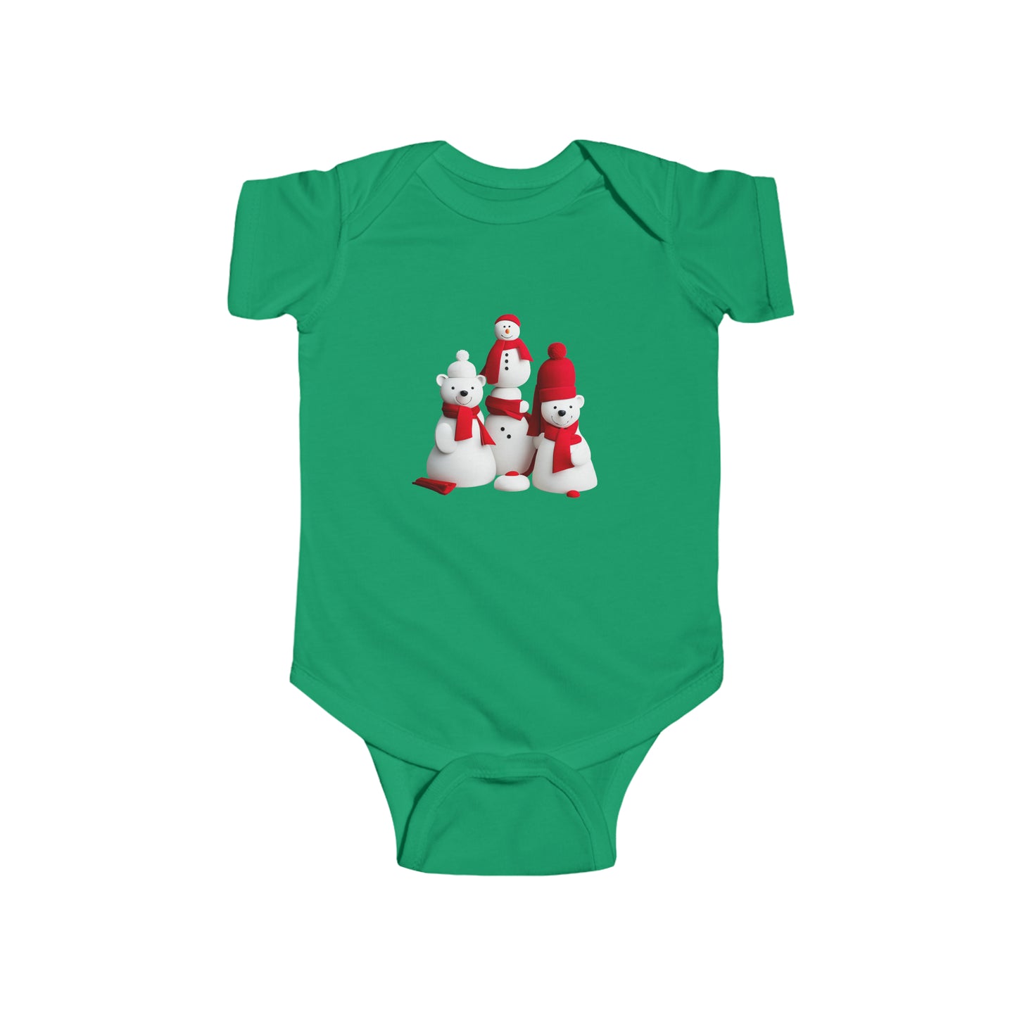 Polar bear festivities one piece | Infant Fine Jersey Bodysuit