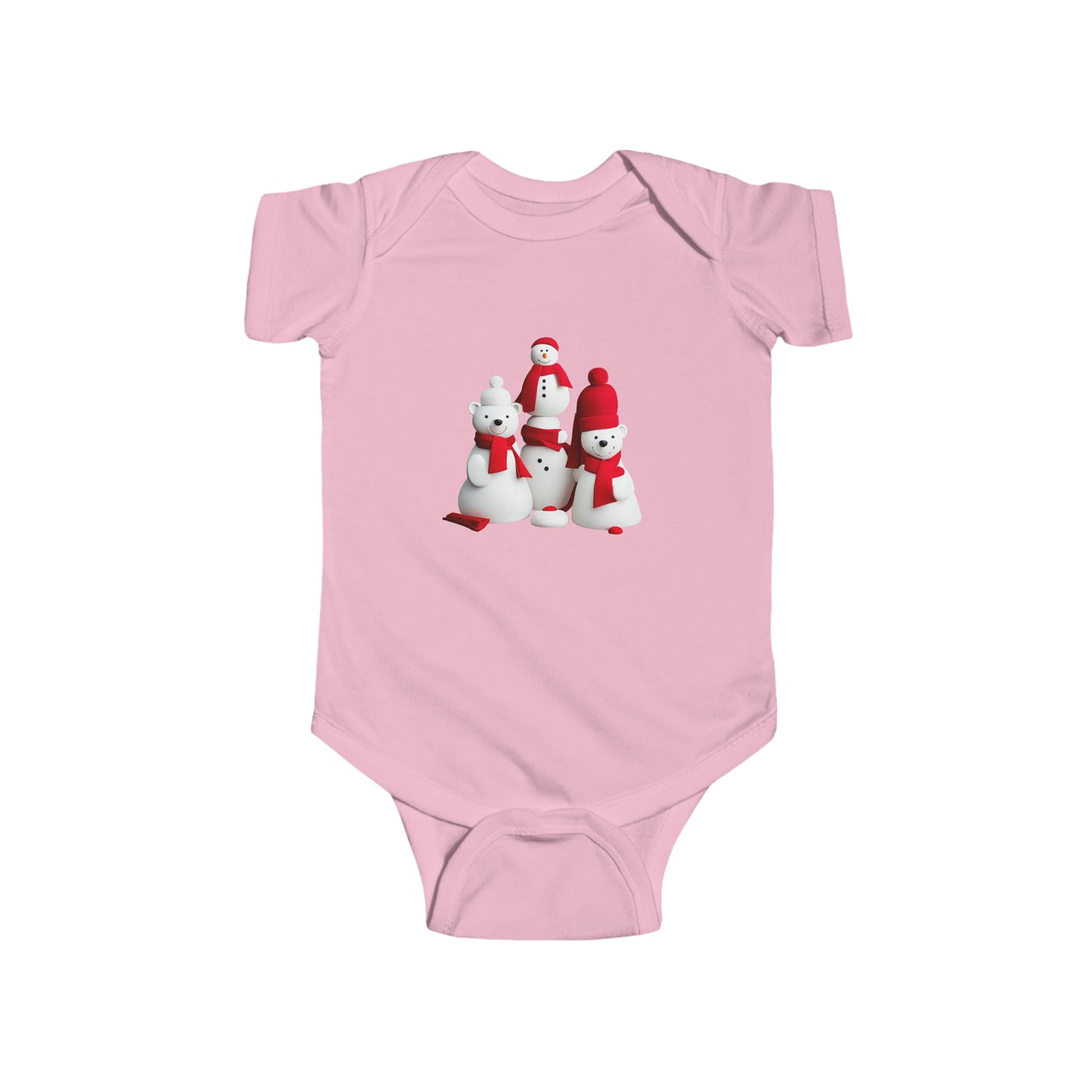 Polar bear festivities one piece | Infant Fine Jersey Bodysuit