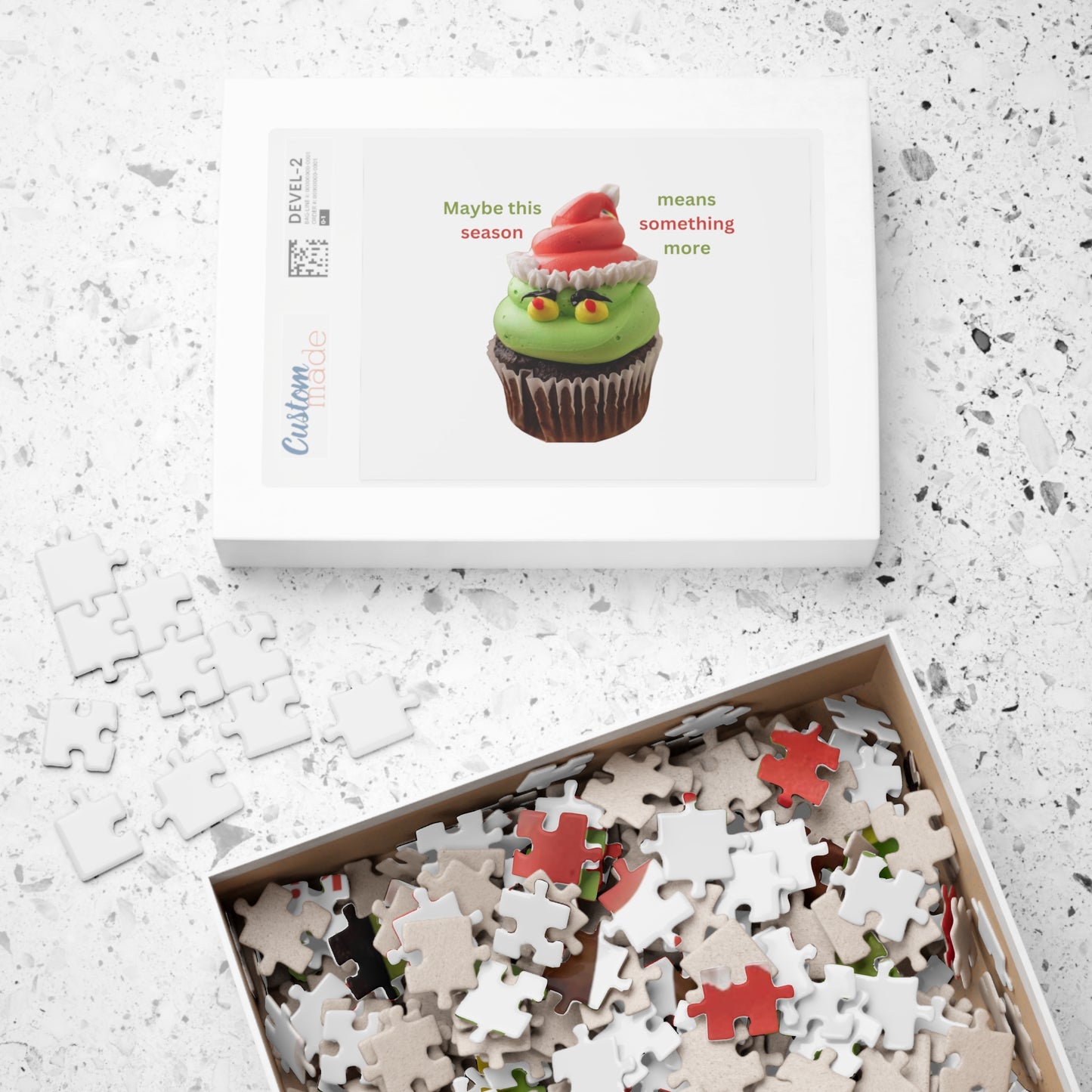 Green Cupcake cheer Puzzle (110, 252, 500, 1014-piece)