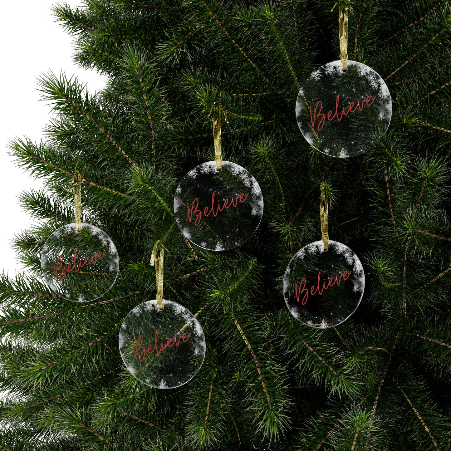 Believe : Acrylic Ornaments