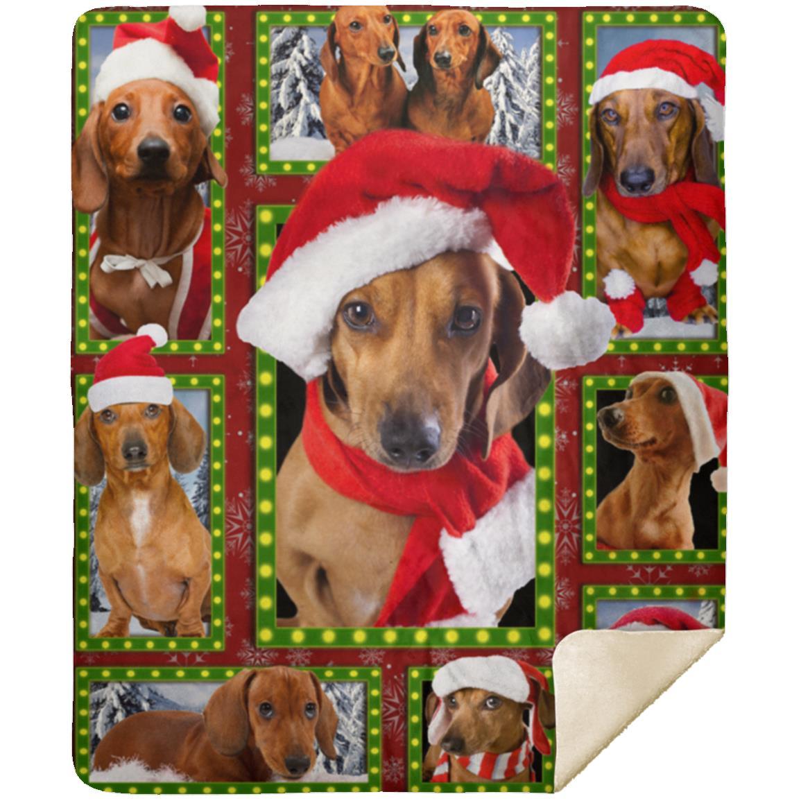 Holiday Puppy | Premium Sherpa Blanket 50x60