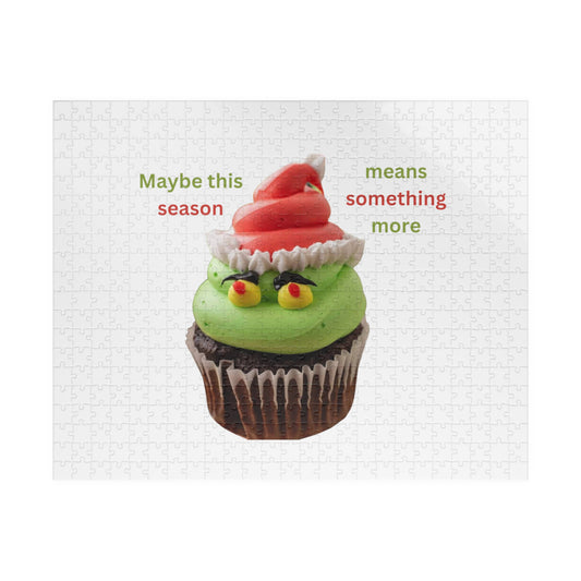 Green Cupcake cheer Puzzle (110, 252, 500, 1014-piece)