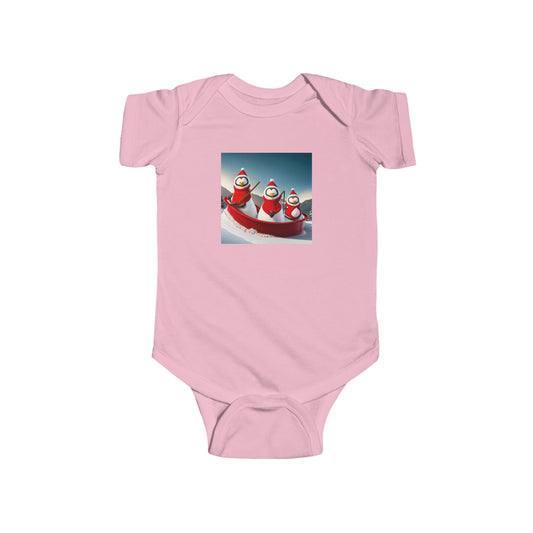 Penguin Fun Infant Fine | Jersey Bodysuit