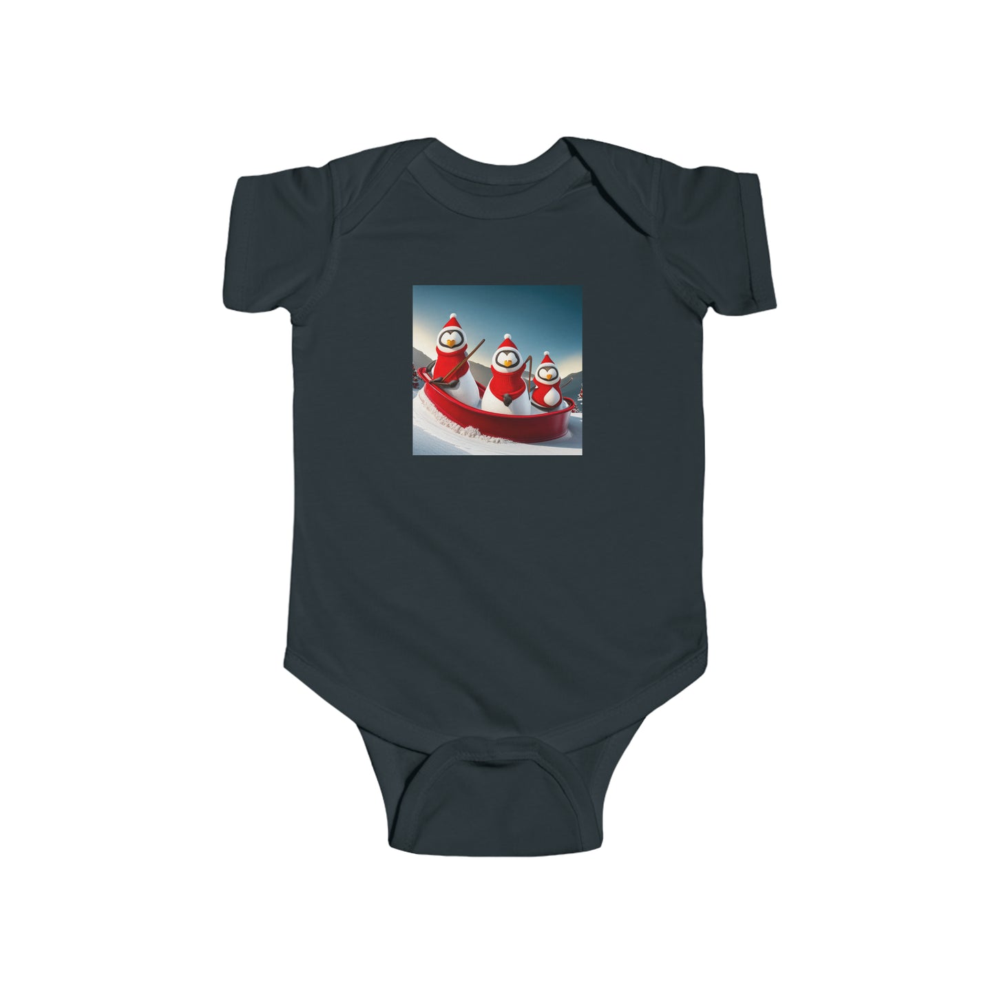 Penguin Fun Infant Fine | Jersey Bodysuit