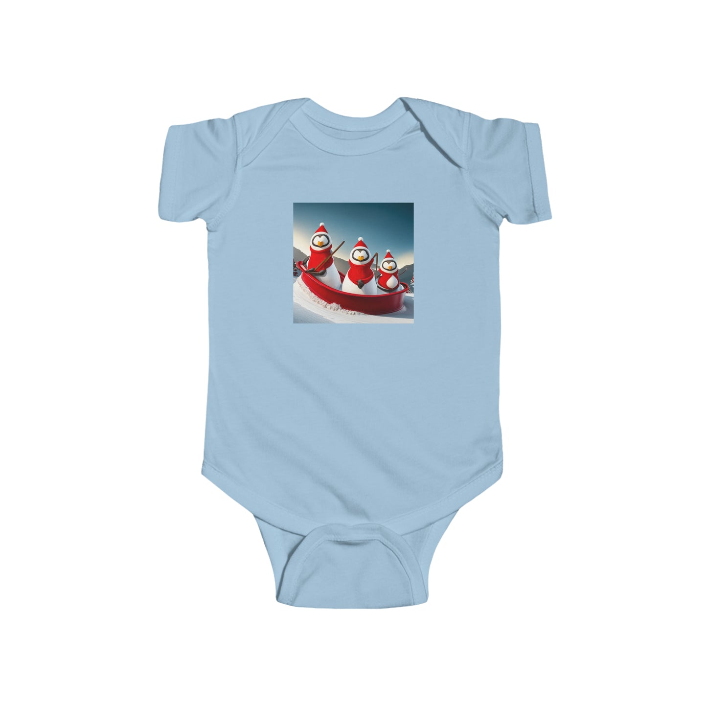 Penguin Fun Infant Fine | Jersey Bodysuit