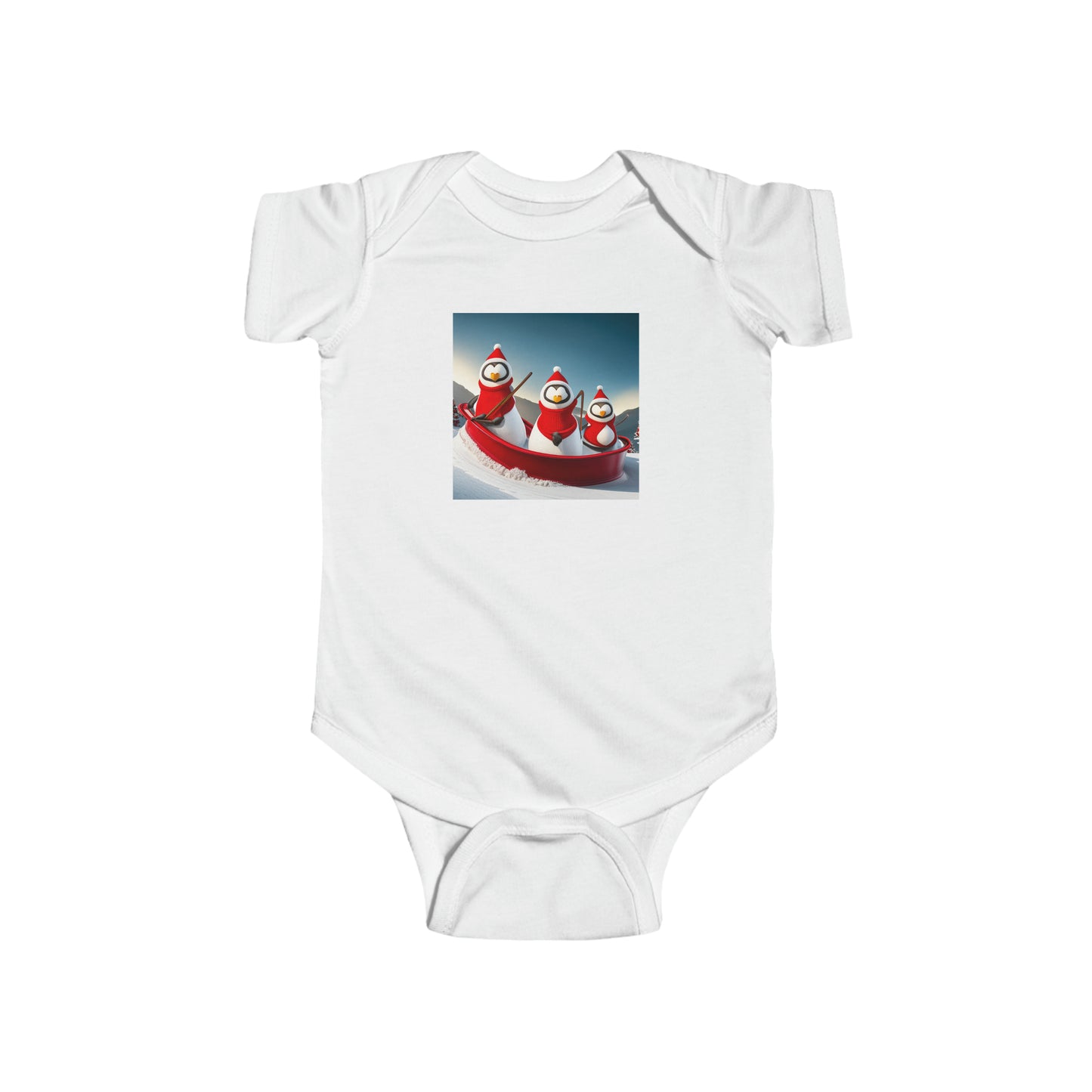 Penguin Fun Infant Fine | Jersey Bodysuit