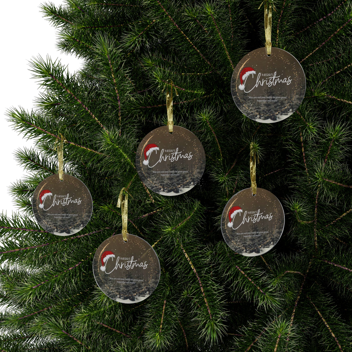 Christmas Magic Acrylic Ornaments