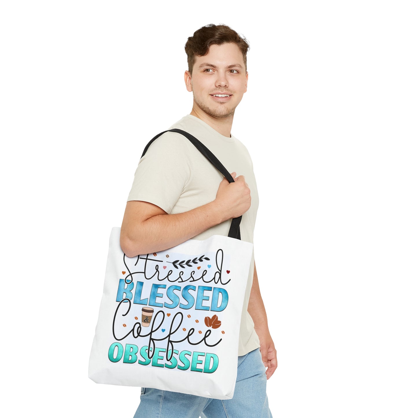 Stressed Blessed Coffee Obsessed - Tote Bag