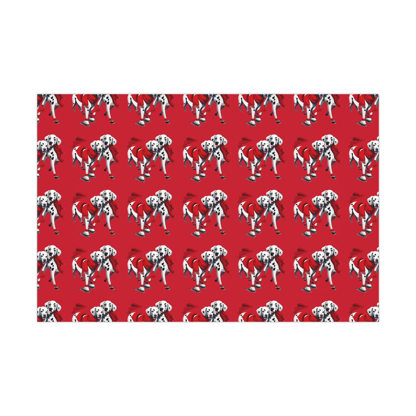 Dalmation Holiday Gift Wrap Papers