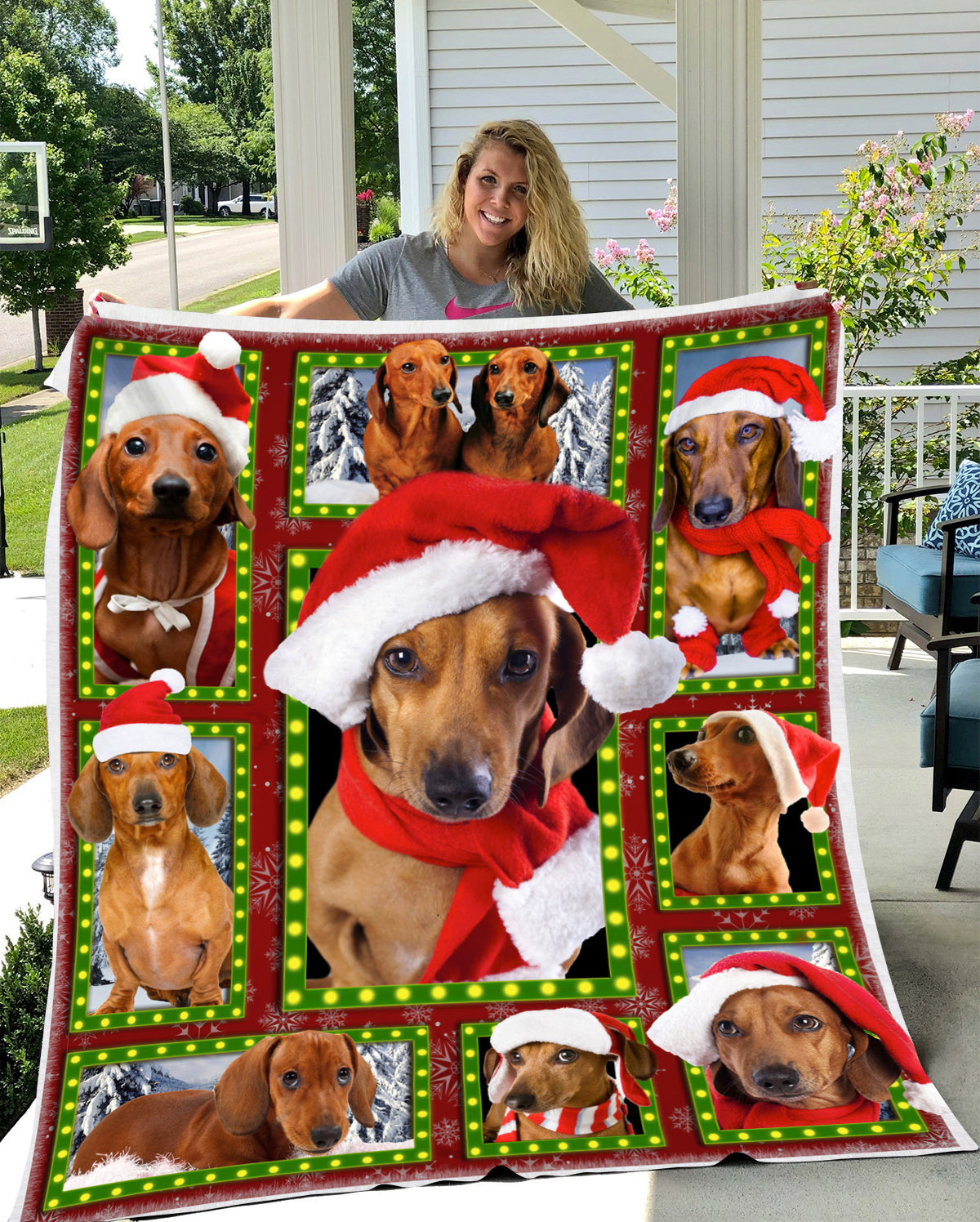 Holiday Puppy | Premium Sherpa Blanket 50x60