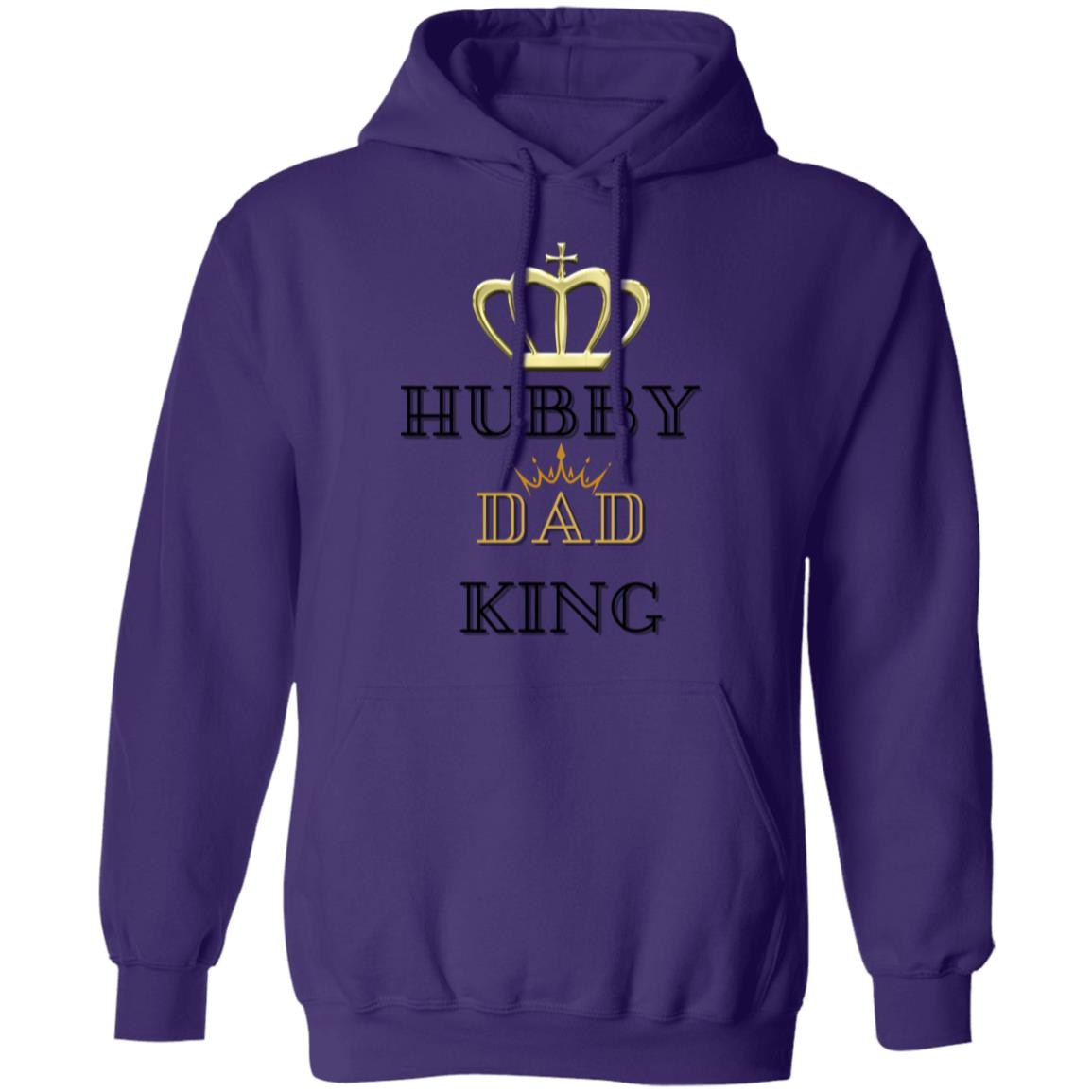 Matching Couples HUBBY DAD KING | Pullover Hoodie