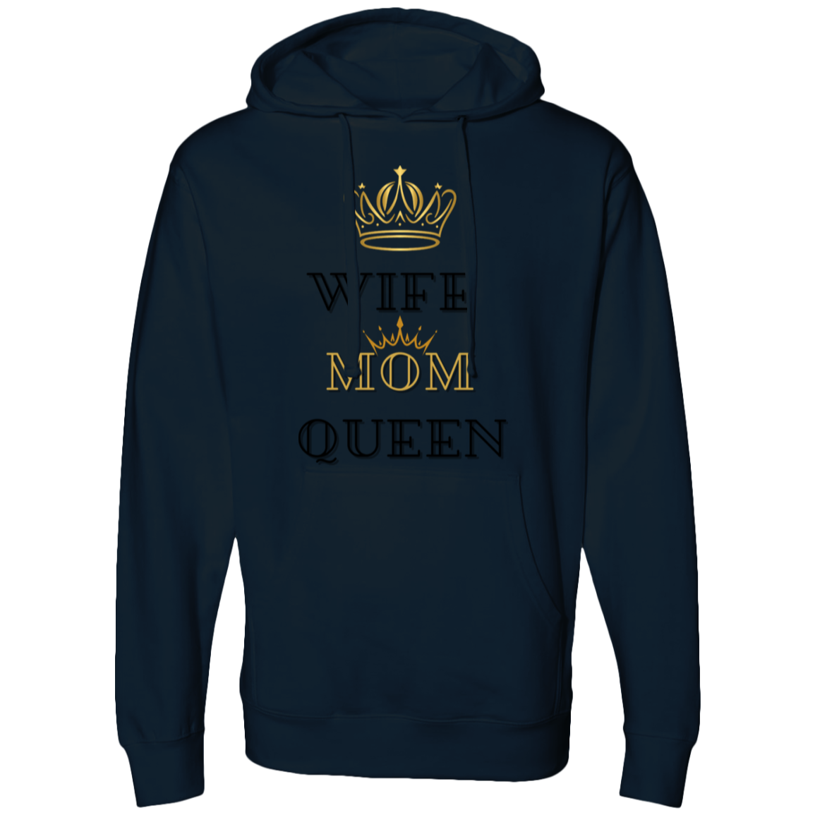 Matching Couples WIFE MOM| Midweight Hooded Sweatshirt