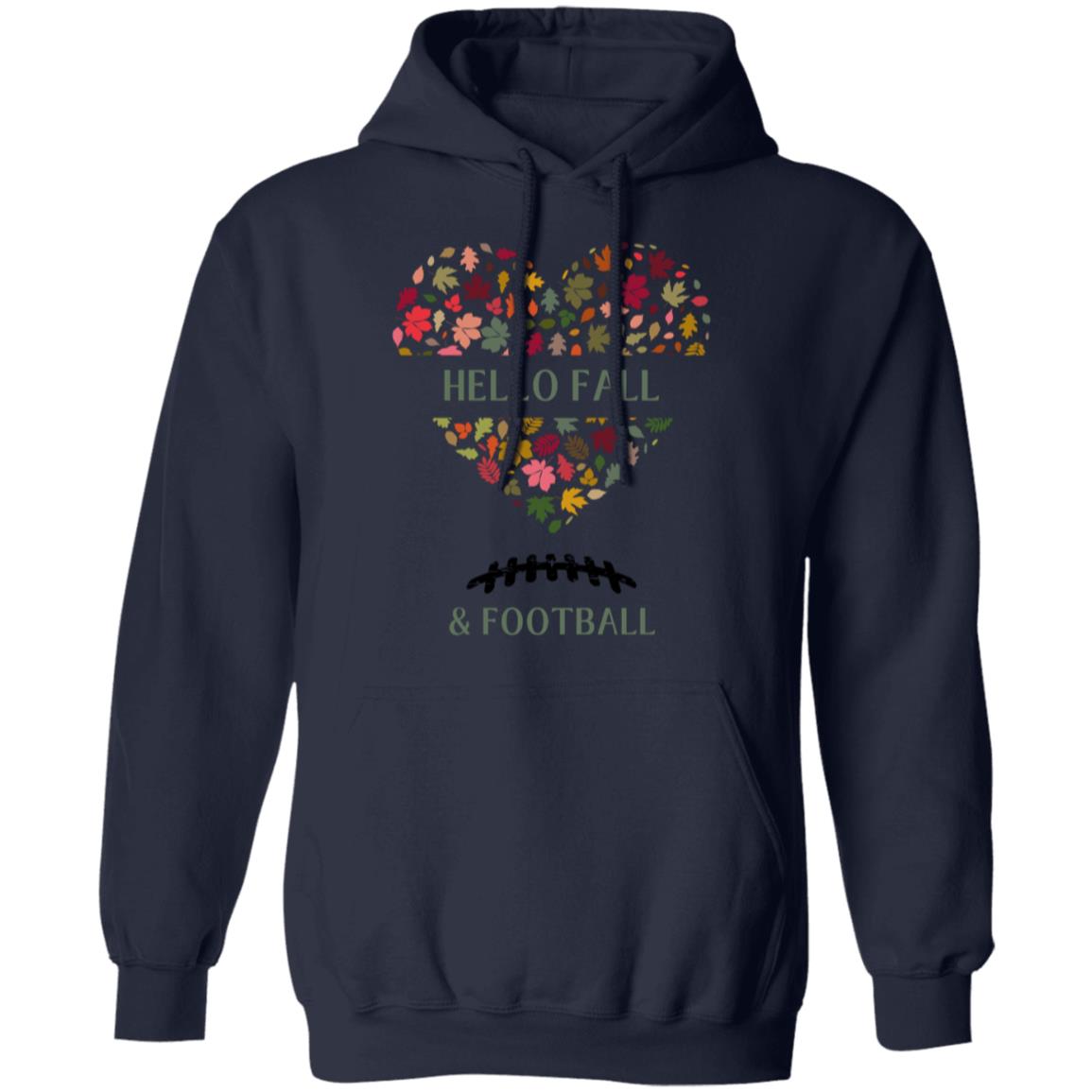 Hello Fall  n football Hello Fall | Pullover Hoodie