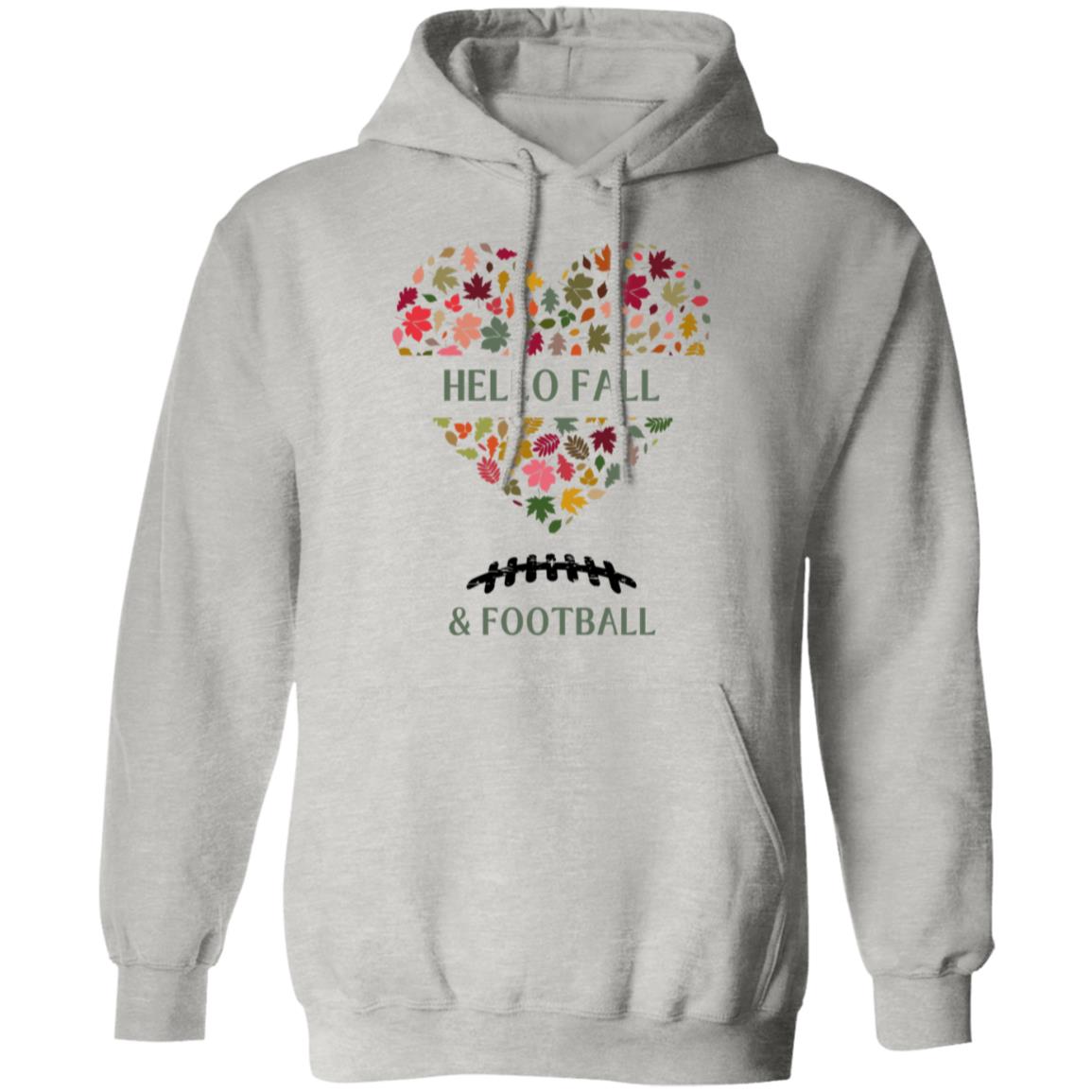 Hello Fall  n football Hello Fall | Pullover Hoodie