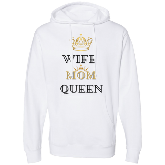 Matching Couples WIFE MOM| Midweight Hooded Sweatshirt