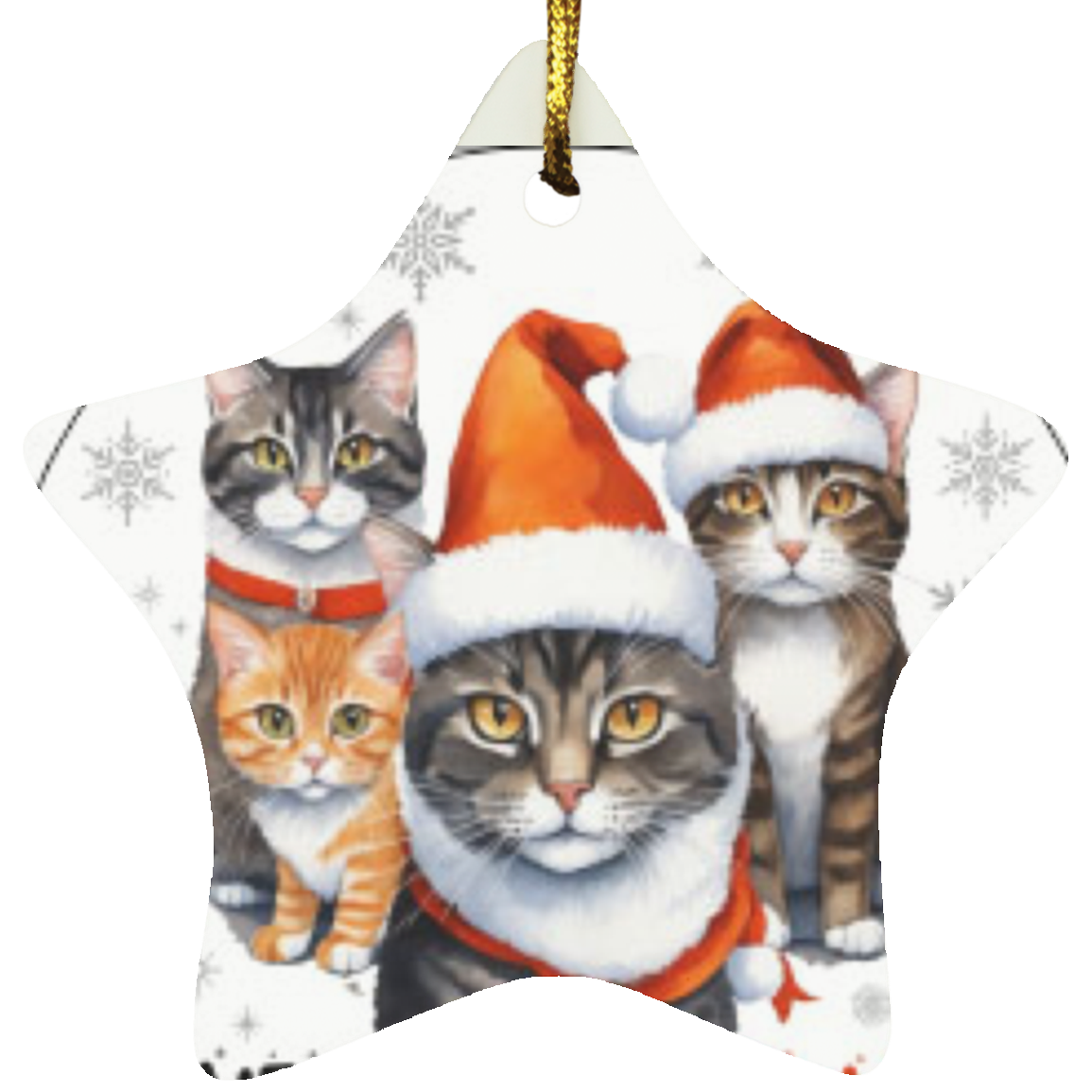 Meowy Christmas 2023 - Star Ornament