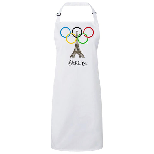 Ohh La La Eiffel Tower Unisex Bib Apron