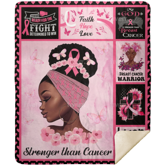 Breast Cancer - Ready for The Fight Blanket